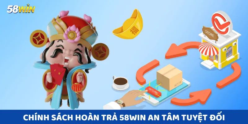 Chính Sách Hoàn Trả 58win an tâm tuyệt đối